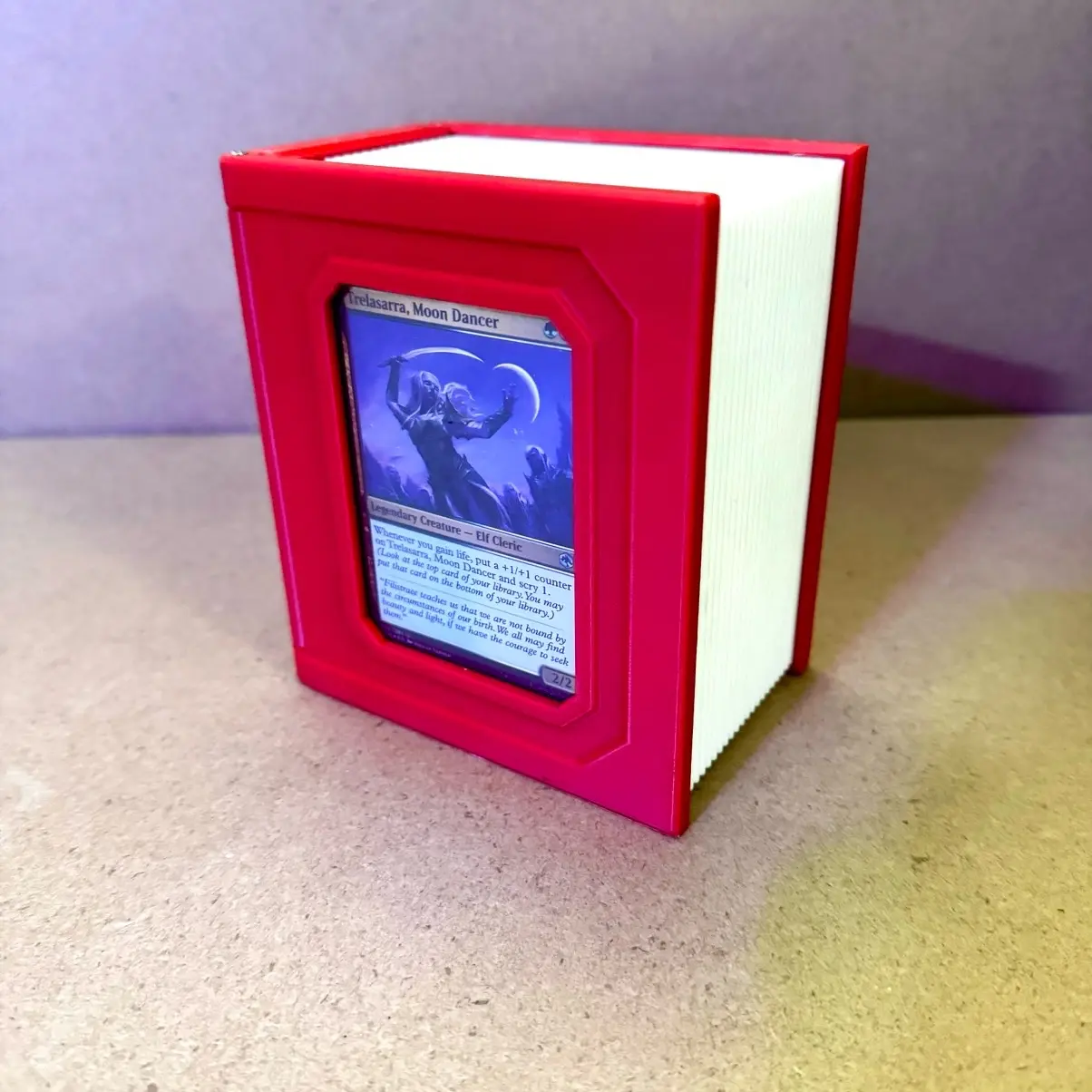 Spell book deck box Spell book deck box