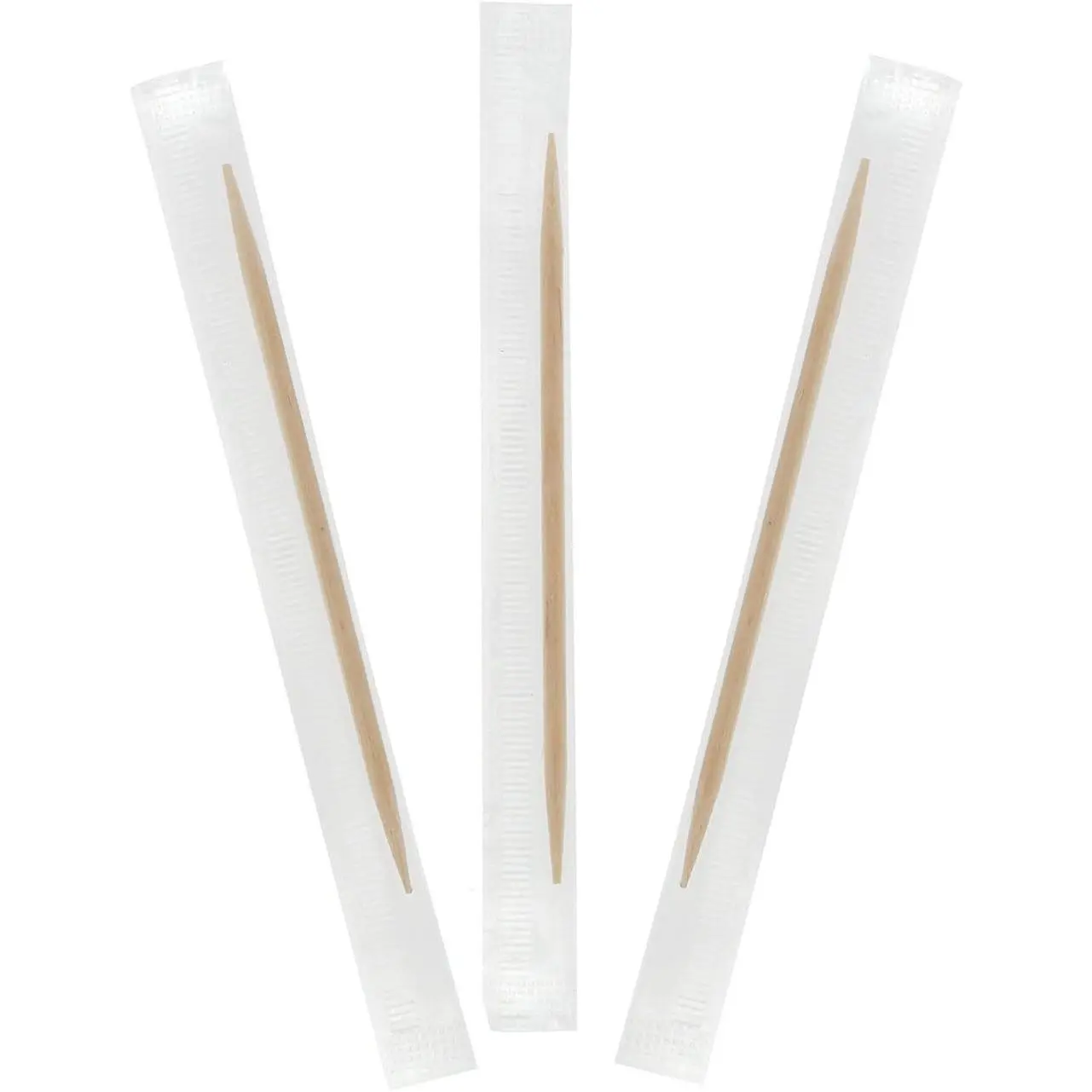 Mint Individual Cello Wrapped Toothpicks, Package of 1000, 1-Pack, Beige