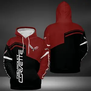 "Chevrolet-Corvette" C6-C7-C8-Top Gift Men's Racing 3D Hoodie Size S-5XL