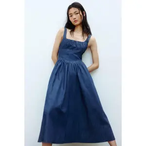 H&M Denim midi dress