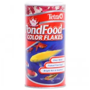 Upg  6 oz Tetrapond Color Flake Fish Food