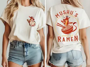Two sided DisneyWorld Mushu's House Of Ramen Shirt, Retro Mulan Mushu Dragon Shirt, DisneyWorld Vacation Tee