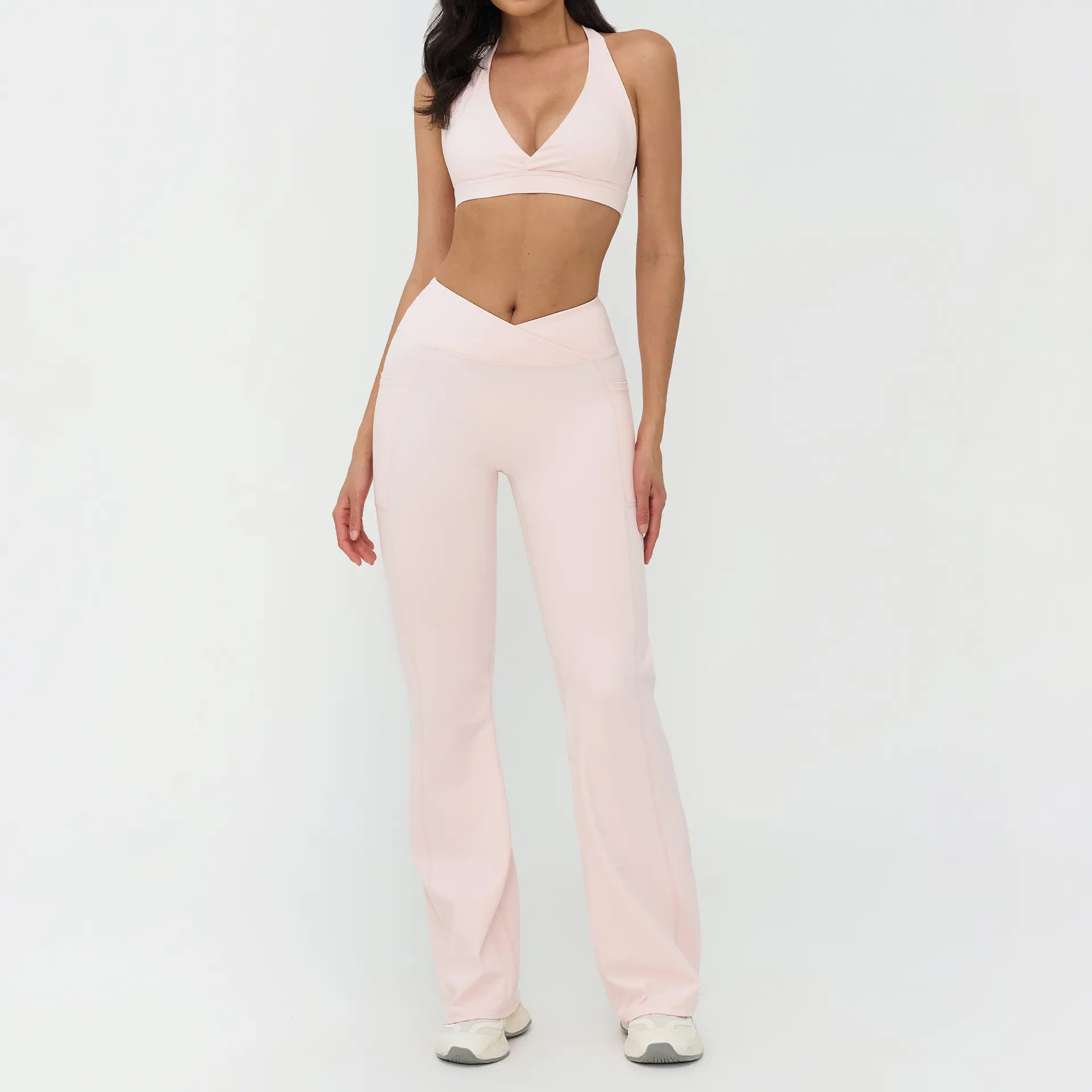 4518 bra+2030 2 flared pants   light pin