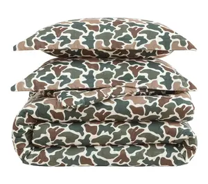 Eddie Bauer Mod Camo Green/Khaki 7Pc Queen Comforter Set