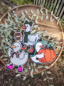 Goose Freshie Air Freshener Fall Pumpkin Geese Duck
