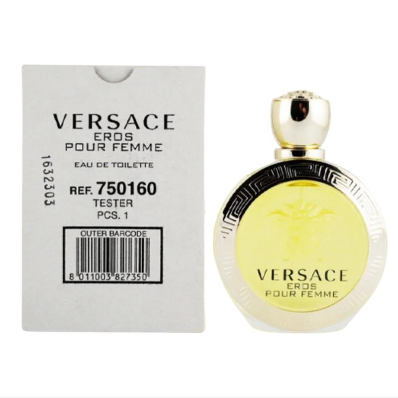 Versace Eros Pour Femme EDT 3.4 Oz/100ML - Tester Version - Floral Scent for Women with Sicilian Lemon & Freesia Notes