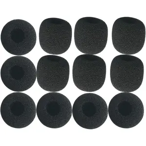 Lavalier Microphone Windscreens Replacement, 12 Pack Microphone  Covers, Mini Size, for  Boya Saramonic .