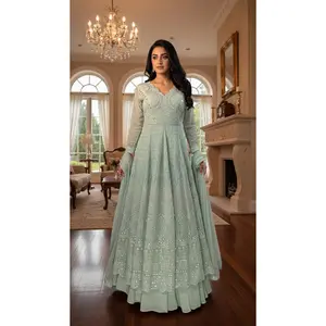 Anarkali style Lehenga