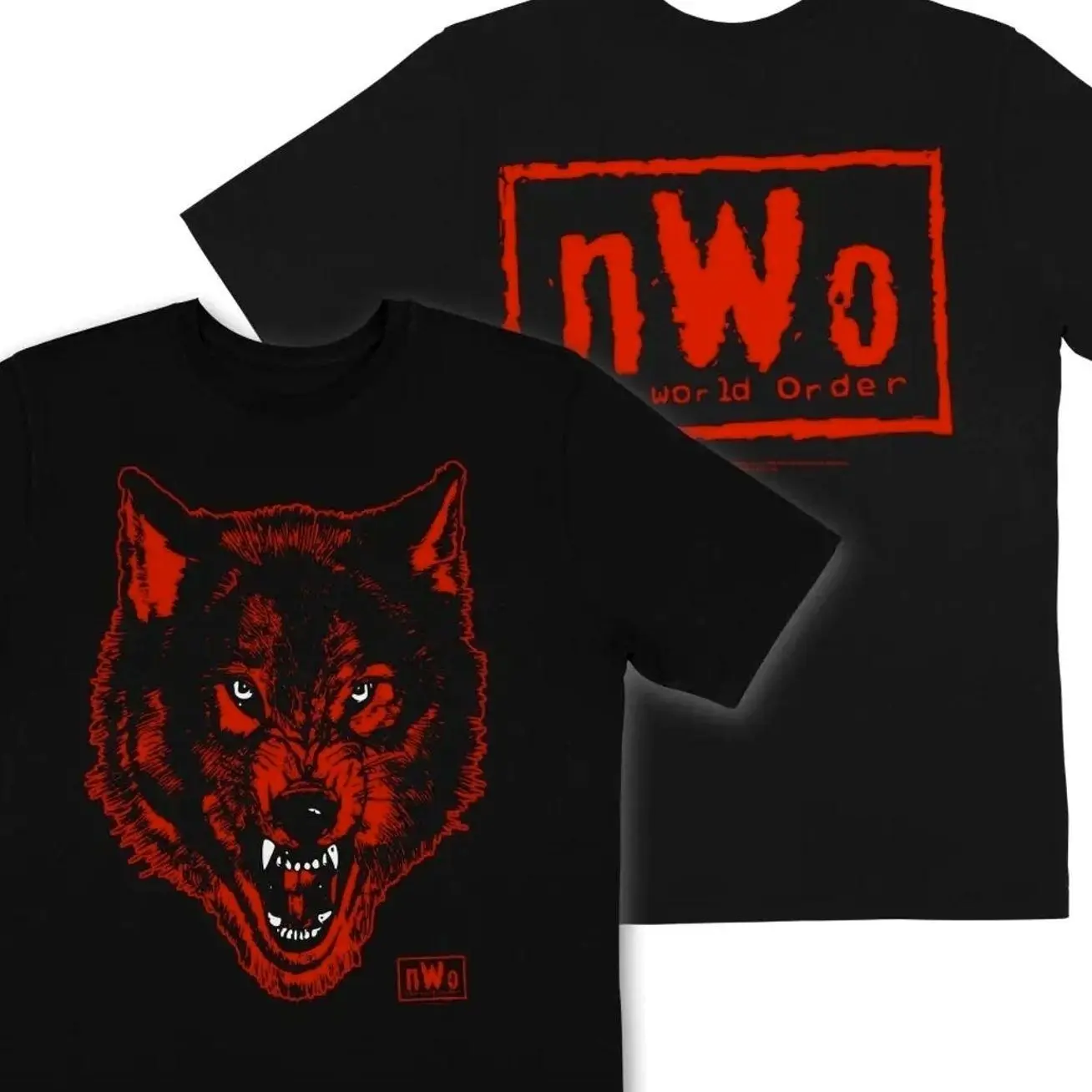 NWT nWo Wolfpack New World Order WCW Retro Logo Wrestling WWE WWF Shirt S-5XL GMZ DHB