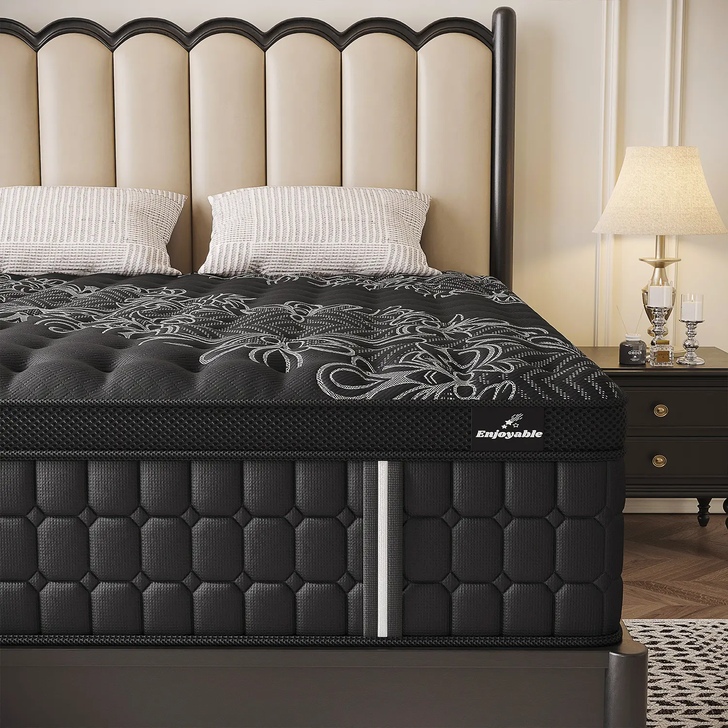 14 Inch Twin Full King Queen Mattress,  Memory Foam Pocket Spring Hybrid Mattress in a Box,with Provide Support and Improve Sleep Mattresses,Medium Firm