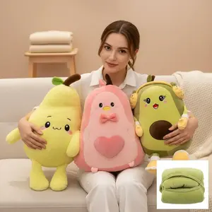 COMBO OF PLUSHIE WITH BLANKET, 3 PCS SET