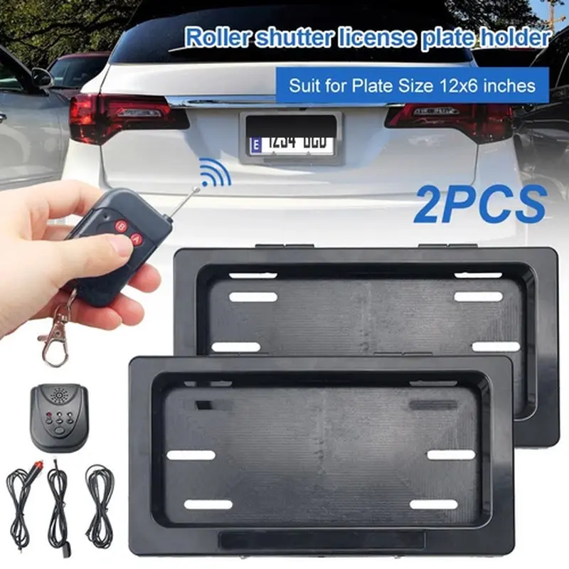 License Plate Remote Control Cover (for rain, dust, weather protection)