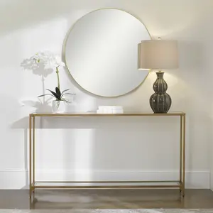 212 Main 56 x 30 x 8 in. Console Table, Warm Gold