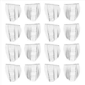 8 Pairs Safety Eye Glasses Side, Slip on Clear Side Shield for Safety Glasses- Fits Most Eyeglasses(M-L)