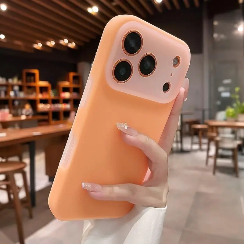 Camera Protection Jelly Silicone Soft Matte Case For iPhone 17 16 15 14 13 12 Pro Max Candy Shockproof Soft Thickened Cover 17Promax Case