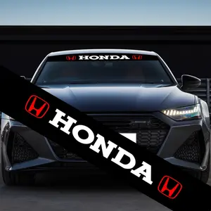 Car Windshield UV Protective Sunshade Sticker, Universal Fit for Honda & More Models, Durable UV Protection Car Accessory, Easy Installation