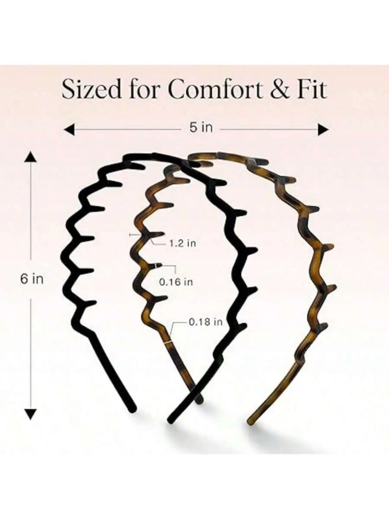 Neutral Black & Cream Braided Headband Set Amazon.com : YISSION 4 Pack Knotted Headbands for Women  main image 4