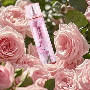 United Scents BLOOMING PETALS Fragrance Body Mist 8 Fl Oz Garden-Inspired Aroma with Sweet Almond Glaze Soft Floral Bouquet Lightweight Mist for On-the-Go Use & Fruity   Flirty Women's Perfume