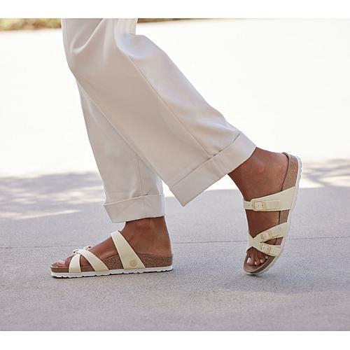 Birkenstock Franca Textured Slide Sandal