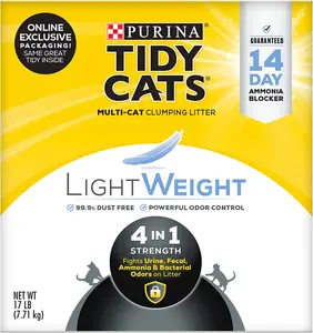 Purina Tidy Cats Multi Cat, Low Dust, Clumping Cat Litter,