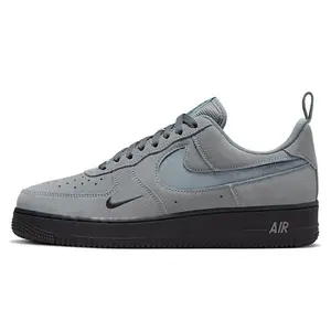Nike Air Force 1 '07 LV8 Multi Swoosh Cool Grey Sneakers DZ4514-002 Classic Comfortable Streetwear Shoes