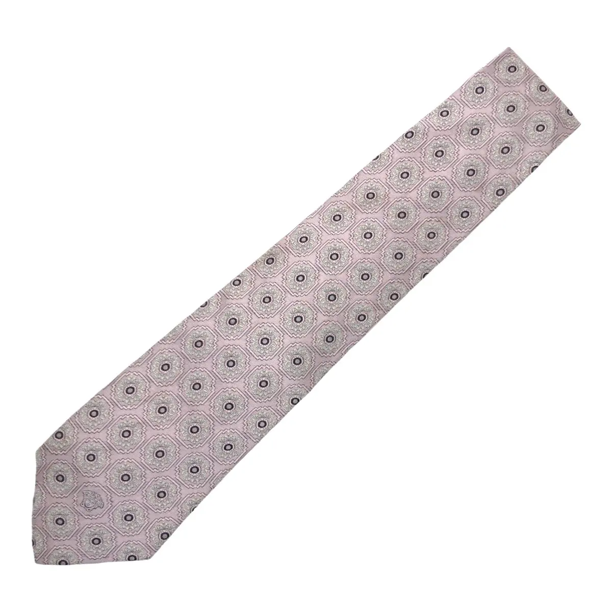 Pre-owned VERSACE Silk Small Leather Goods Medusa Tie
