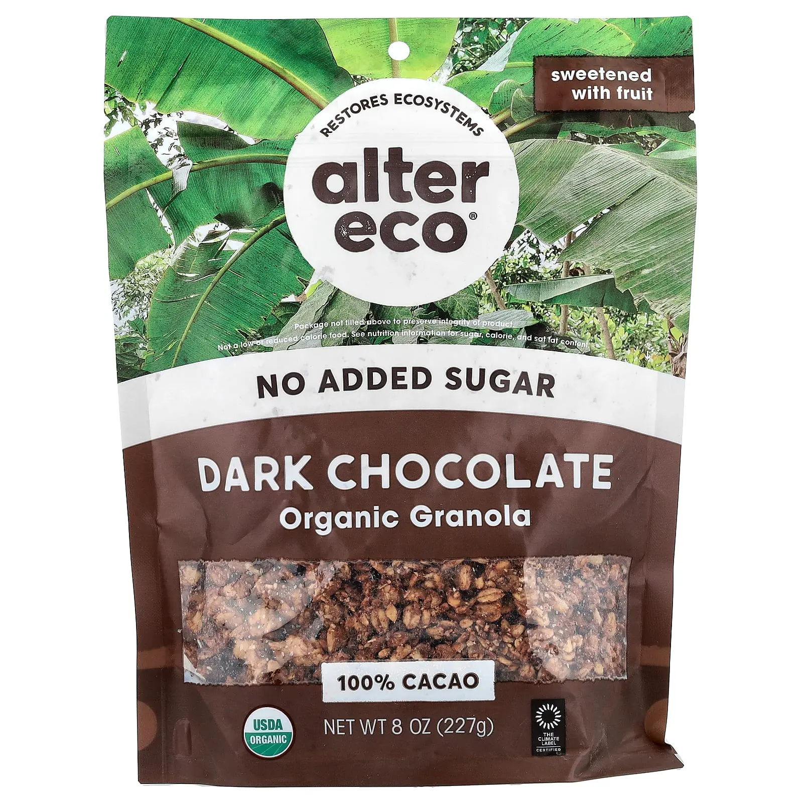Alter Eco Organic Granola, Dark Chocolate, 8 oz (227 g)
