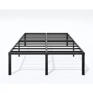 Metal Bed Frame Full Size - 18 Inch Heavy-Duty Full Platform Bed Frame No Box Spring Needed, Easy Assembly, Noise-Free, Sturdy Mattress Foundation, Underbed Storage Space