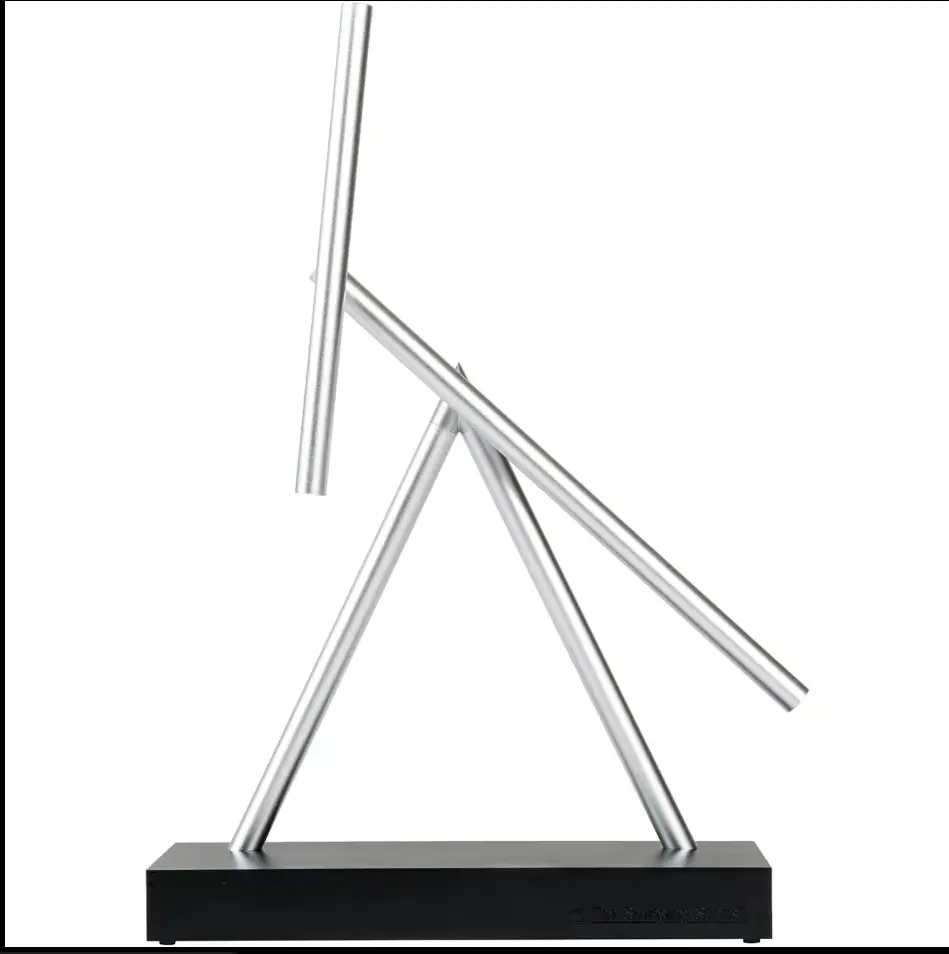 Dynamic Shape Swinging Sticks Perpetual Motion Desktop Sculpture - Elegant Art Piece, Office Decor, Stress Relief & Focus Booster, Ideal Gift for Adults (Housewarming, Holidays)