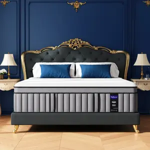 DIFAME Queen Mattress, (2026 Upgraded) Hotel-Level Luxury Medium Firm 14 Inch Queen Hybrid Mattress in a Box, with Cool Gel Memory Foam & Pocket Springs, Extra Edge Support, 365-Night Trial