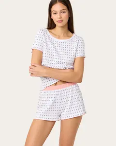 Suzie Pj Set in Floating Hearts Cake