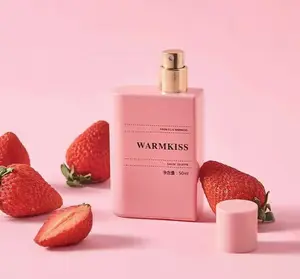 Strawberry Sweet Milkshake Perfume, Fresh Fruity Aromatic Fragrance for Men and Women, Light Floral Scent with Long-lasting Aroma，50ml Women's Perfume