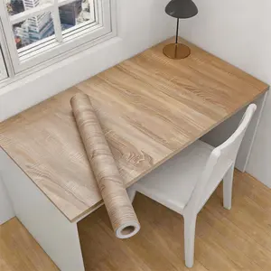 Wood Wallpaper Grey Wood Peel and Stick Wallpaper Gray Wood Contact Paper Self Adhesive Wallpaper Wood Grain Faux Furniture Film Roll Desk Table Wall Cabinet Shelf Draw Liner
