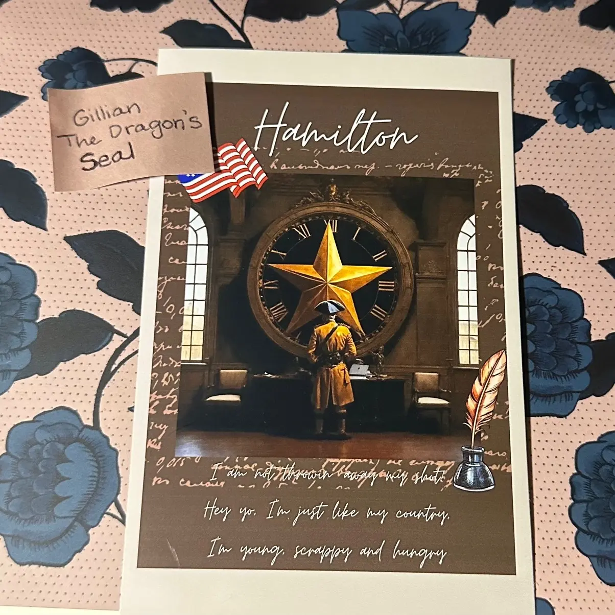 Hamilton mini aesthetic poster