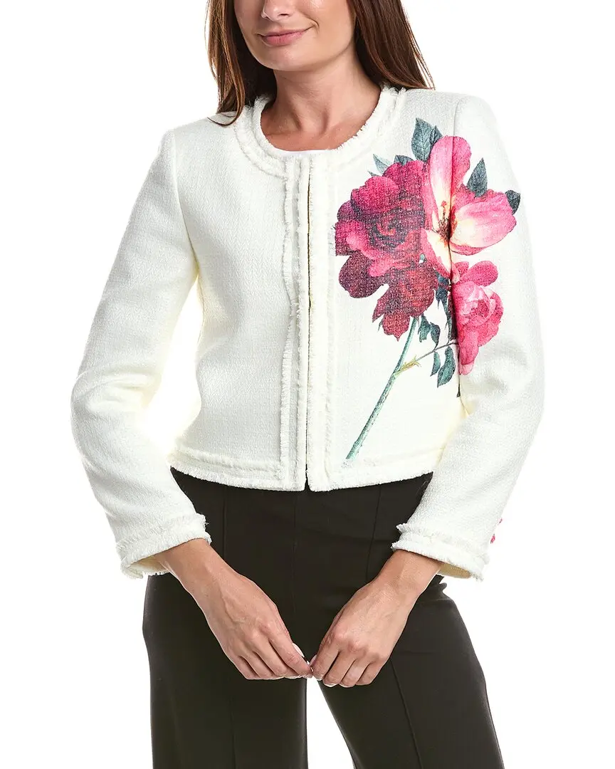 alice + olivia Landon Cropped Box Jacket