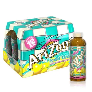 Arizona Tea, Premium Brewed Lemon Bottled Tea, 16 Fl Oz (Pack of 12)
