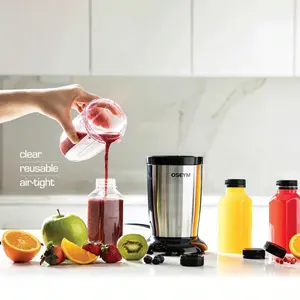 8 Oz 20pcs Plastic Juice Bottles With Caps - Juicing Bottles For Juicing - Clear Mini Plastic Bottles With Lids - Drink Container - Shatterproof, Leak Proof, Disposable