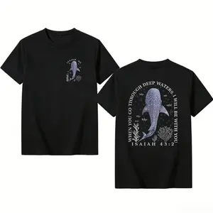 Christian Shirt: Isaiah 43.2 Shirt, Bible Verse Tee, Faith Based , Church Team