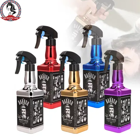 500ml/16.9oz ABS (Acrylonitrile Butadiene Styrene) Dual-Use Hair Spray Bottle - Sturdy, Easy to Use, Rotatable Spray Head, Quick Mist Control, Straight Water Stream, Large Volume - Hairdressing Salon Tool