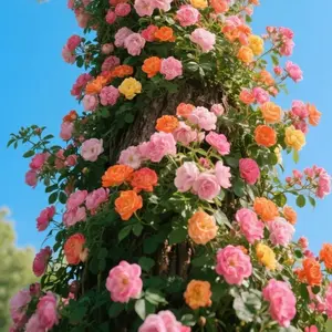 300 Mixed Color Climbing Rose Seeds for Planting – Suitable for Garden Trellis, Yard Borders & Outdoor Landscape Projects – Easy Storage Flower Seed Pack – Seeds Only, No Live Plants Included