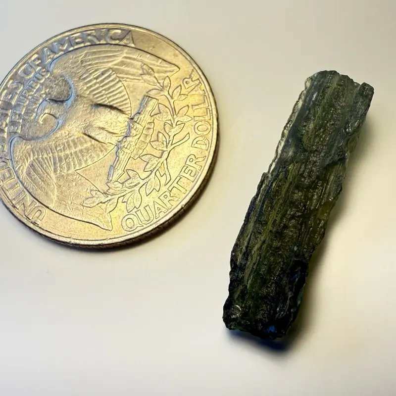 1.3g CHLUM  Moldavite WAND (A-Grade)
