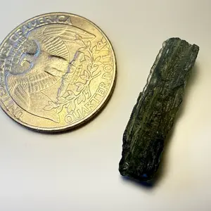 1.3g CHLUM  Moldavite WAND (A-Grade)