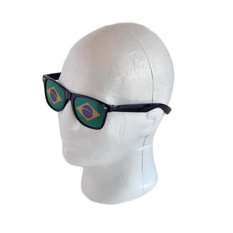 Brasil Brazil Unisex Sunglasses with National Flag Sticker Gafas, Lentes de sol, Oculos
