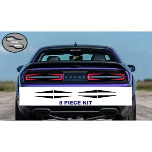 15-23 Dodge Challenger Taillight Decal Design 3