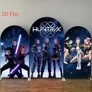 15-day 2D Flat Delivery Hunter Arch Backdrop Cover Birthday Party Girl Photography Background Wall