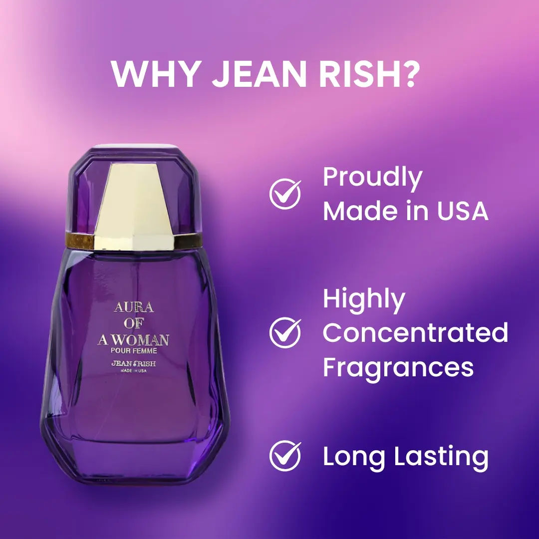 Aura of a Woman, Jean Rish, Women Perfume, Eau De Parfum (3.4 Fl