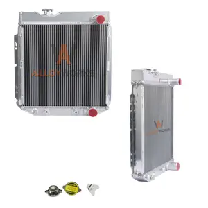 Alloyworks 3 Row Aluminum Radiator For 1960-1966 Ford Mustang Falcon Comet 4.3 4.7 V8 AT