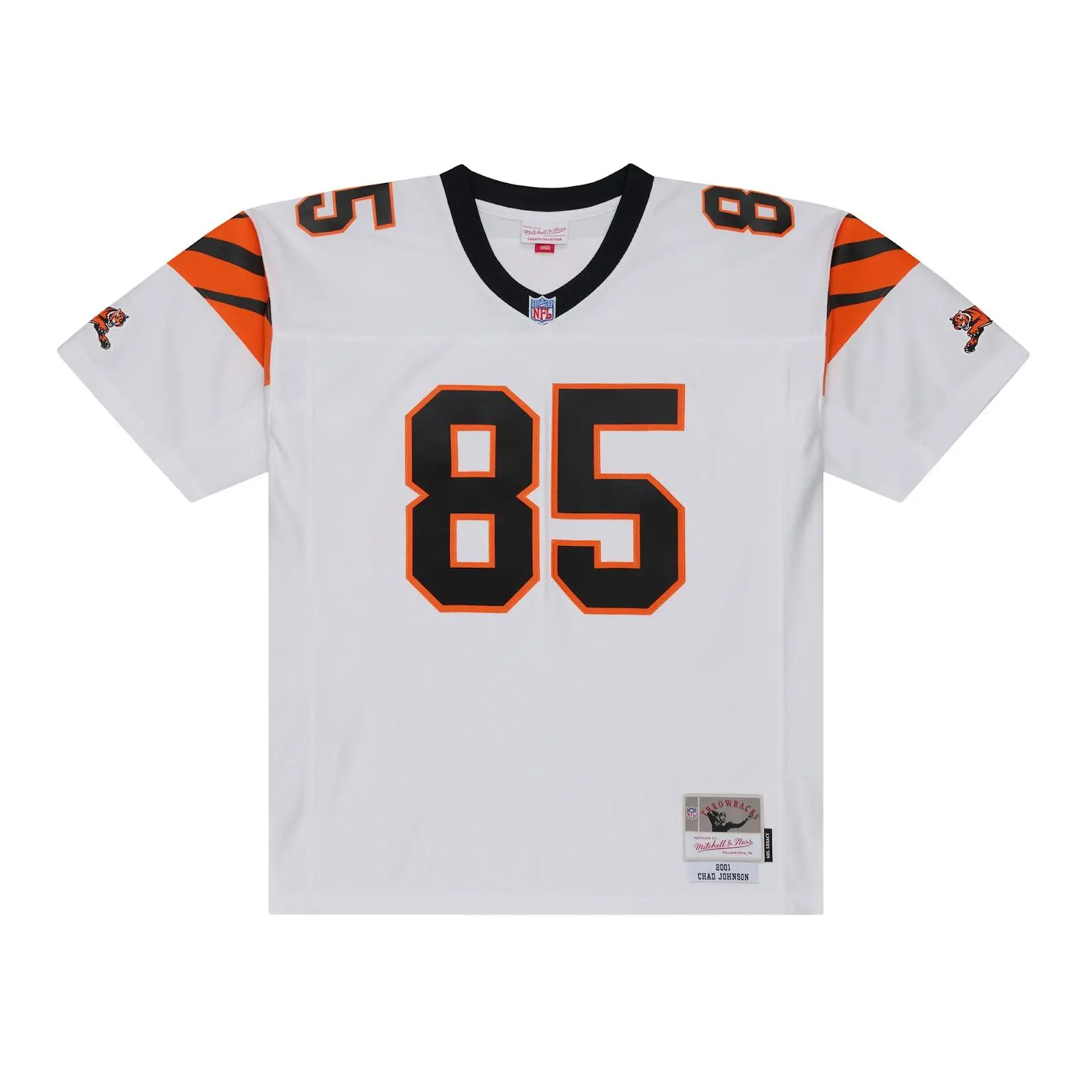 Chad Johnson Cincinnati Bengals 2001 White Legacy Jersey