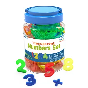 Montessori Early Education Toy, Numbers Recognition Portable Math Teaching Aid Set, Number Counting Blocks, Numbers Math Learning Tools for Kids Development, Learning Materials