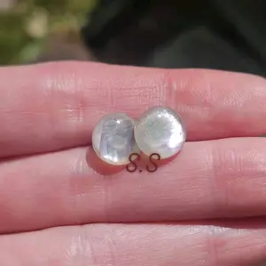 Pearl Abalone Stud Earrings